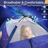 Kids Tent Indoor & Outdoor Playhouse, Space Theme Kids Play Tent for Boys and Girls, Universe Dome Tent for Toddlers, Imaginative Gift for Children 3 Years Old and Up