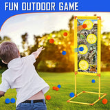 aotipol Dinosaur Theme Target Game with 24 Soft Foam Balls for Kids Teenager