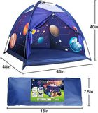 Kids Tent Indoor & Outdoor Playhouse, Space Theme Kids Play Tent for Boys and Girls, Universe Dome Tent for Toddlers, Imaginative Gift for Children 3 Years Old and Up